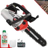 Motosserra Profissional Kawashima Kcs 260-p à Gasolina 25,4cc Com Sabre 12 6600200 + Óleo Stihl 8017 - 1