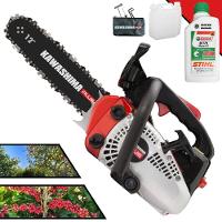 Motosserra Profissional Kawashima Kcs 260-p à Gasolina 25,4cc Com Sabre 12 6600200 + Óleo Stihl 8017 - 1
