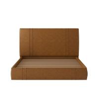 Cama Flutuante Star Queen Size Couro Ecológico Pu - Skybox Pu Caramelo - 7