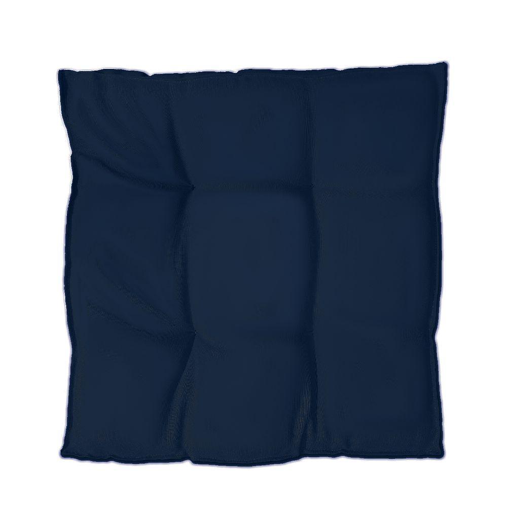 Almofada Futon Decoração 70x70 Cm Azul Marinho - 2