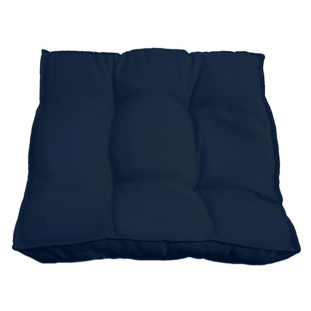 Almofada Futon Decoração 70x70 Cm Azul Marinho - 4