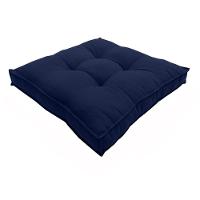 Almofada Futon Decoração 70x70 Cm Azul Marinho - 3