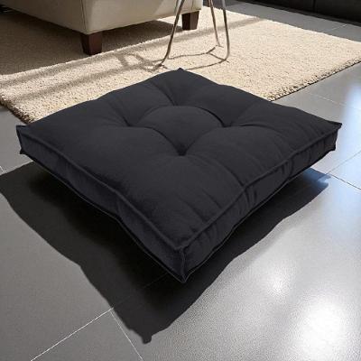 Almofada Futon Decoração 70x70 Cm Preto