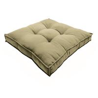 Almofada Futon Cadeiras Bancos áreas 60x60 Cm Bege - 3