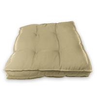 Almofada Futon Cadeiras Bancos áreas 60x60 Cm Bege - 5