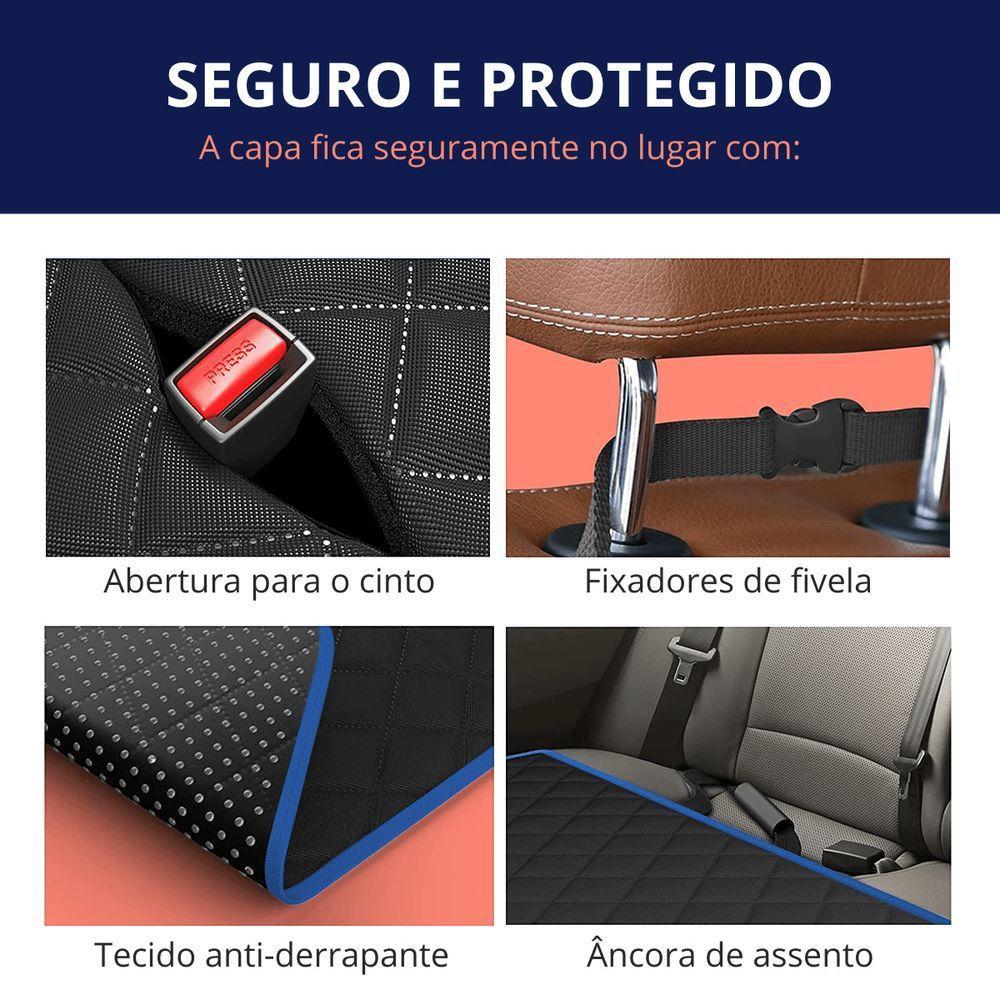 Capa Protetora Impermeável Para Banco Carro Pet Cão Gato Animais - 7