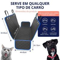 Capa Protetora Impermeável Para Banco Carro Pet Cão Gato Animais - 3