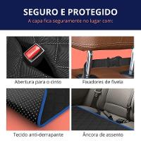 Capa Protetora Impermeável Para Banco Carro Pet Cão Gato Animais - 7