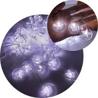 Pisca Cortina Estrelas Natal 80 Lâmpadas Leds 3x1m 110-220v Branco - 1