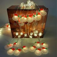 Pisca Cortina Papai Noel Natal 80 Lâmpadas Led 3x1m 110-220v Amarelo - 3