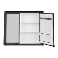 Armário Para Banheiro Com Espelho Astra Lbp16-sc Sobrepor Preto - 3