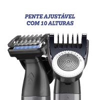 Aparador de Pelos Philco Bivolt 7 Acessórios USB PAP02 Bivolt - 5