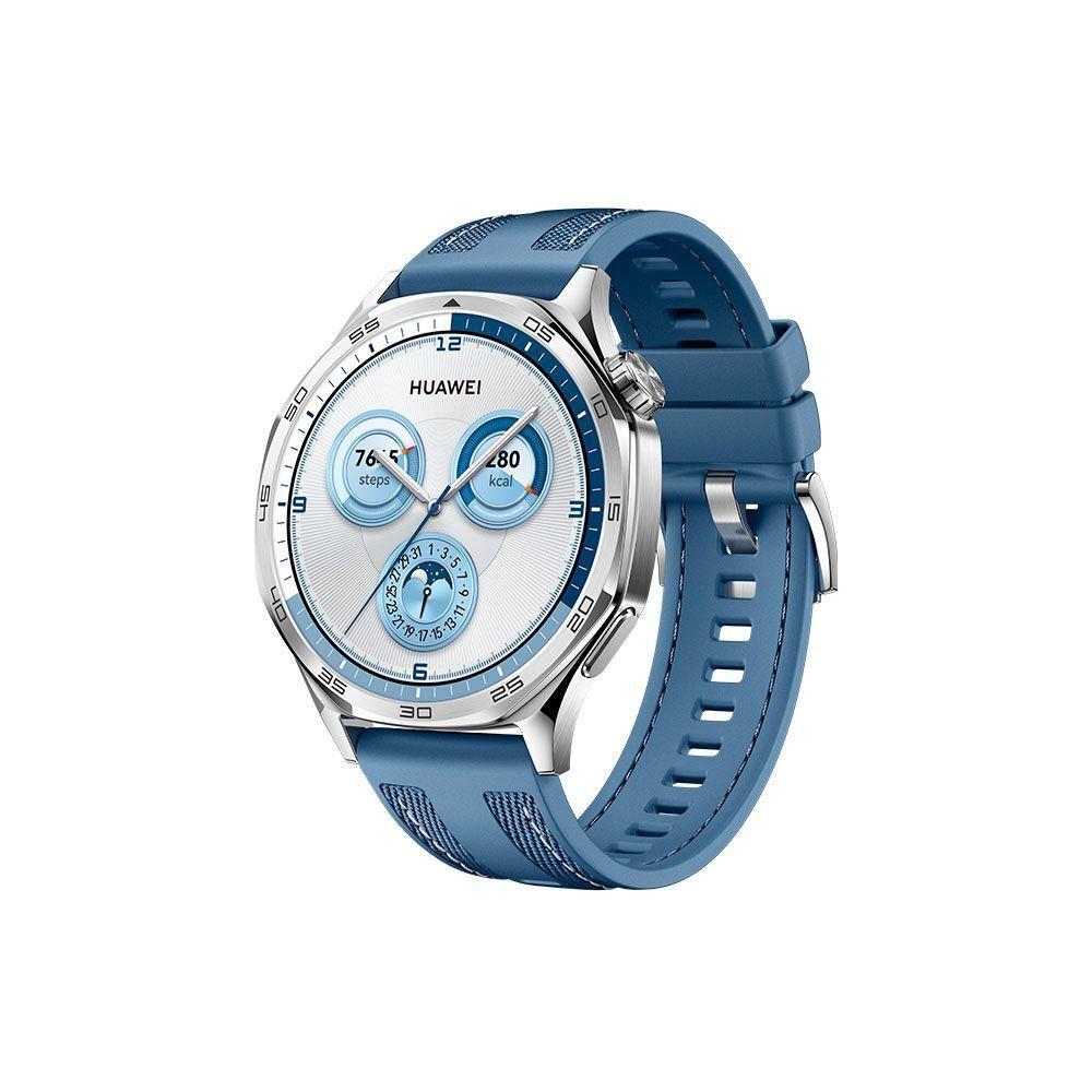 Smartwatch Huawei Watch GT 5 Vili-B19W 46mm Tela AMOLED Compatível Com iOS E Android Azul - 1