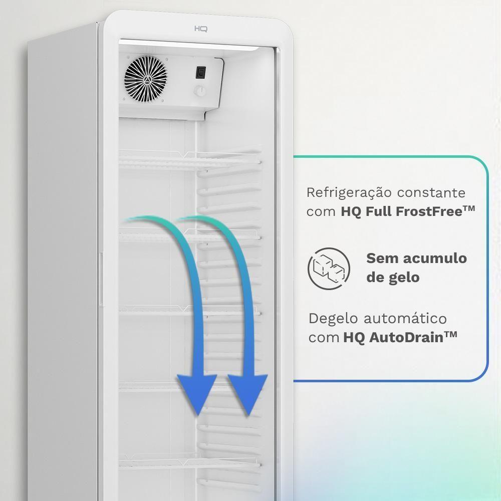 Expositor Refrigerador Vertical HQ 290 Litros Branco HQ-290ERVPVI 110V - 5