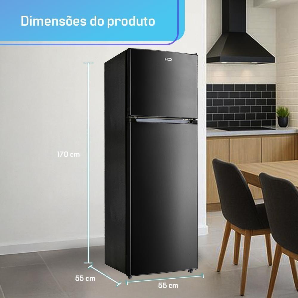 Geladeira Refrigerador HQ Defrost 290 Litros Preto HQ-290RDF 220V - 4