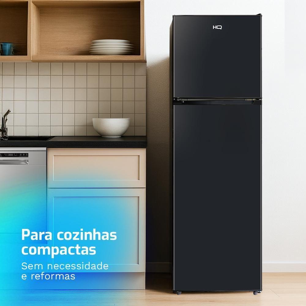 Geladeira Refrigerador HQ Defrost 290 Litros Preto HQ-290RDF 220V - 6
