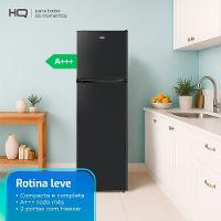 Geladeira Refrigerador HQ Defrost 290 Litros Preto HQ-290RDF 110V - 8