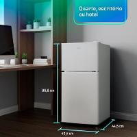 Frigobar Duplex HQ 90 Litros Branco HQ-90RDF 110V - 3
