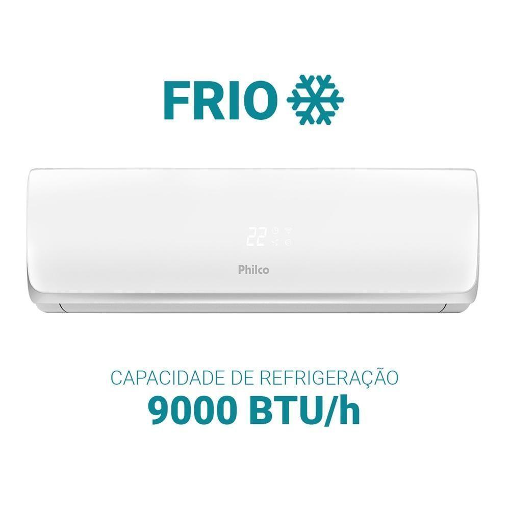 Ar Condicionado Split Philco Hi Wall 9.000 BTU/h Frio Bifásico Branco PAS9FT 220V - 6