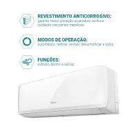 Ar Condicionado Split Philco Hi Wall 9.000 BTU/h Frio Bifásico Branco PAS9FT 220V - 7