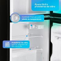 Frigobar Duplex HQ 90 Litros Preto HQ-90RDF 110V - 2