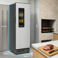 Cervejeira Vertical HQ Beer Plus 264 Litros Inox HQ-264CVEFFX 220V - 8