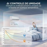 Ar Condicionado Split Midea Hi Wall Inverter AI Ecomaster 9.000 BTU/h Quente E Frio 220V - 7