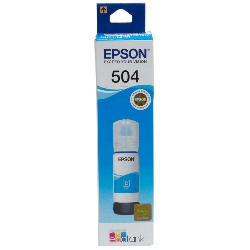 Refil De Tinta Epson T504220 L4150 Ciano - 1