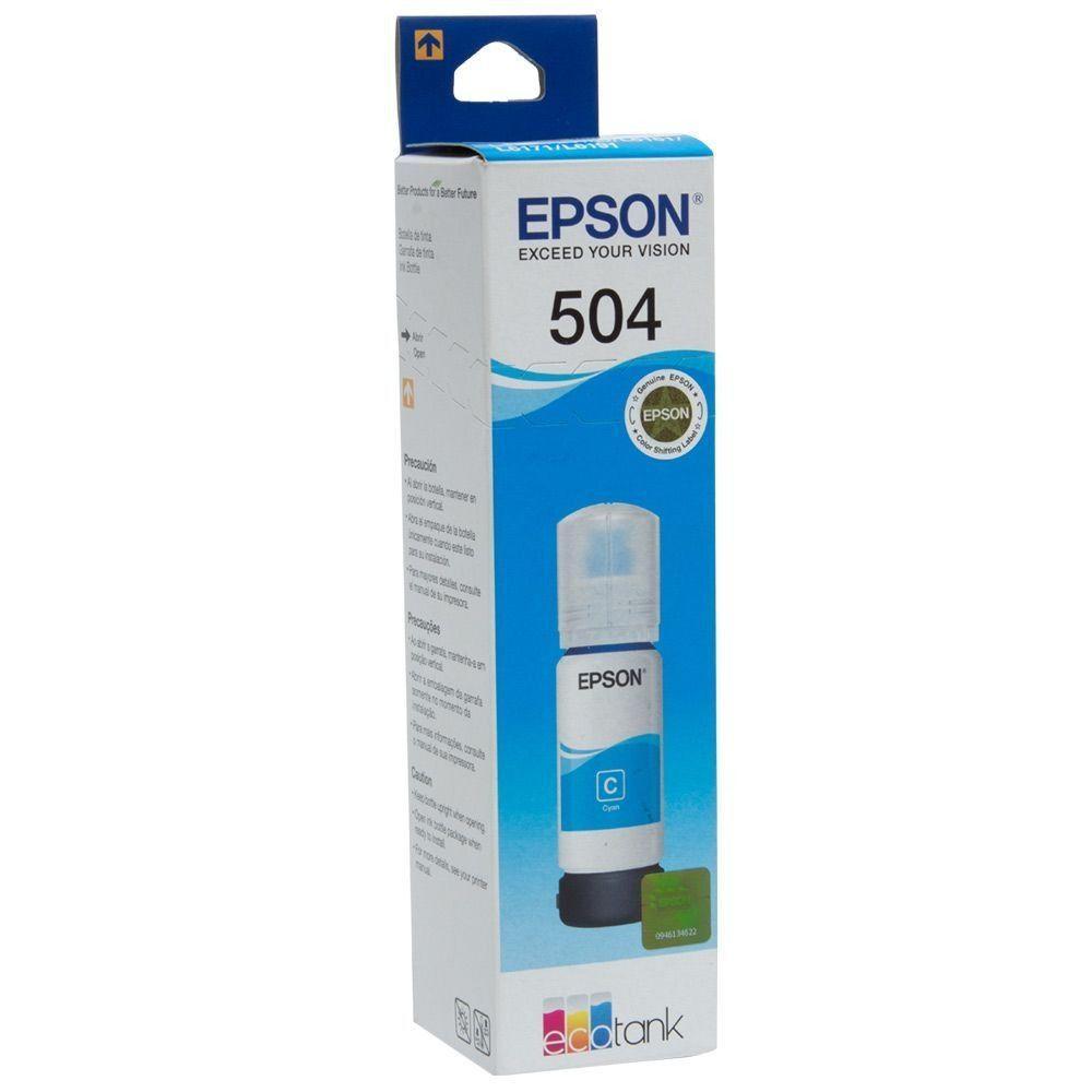 Refil De Tinta Epson T504220 L4150 Ciano - 4