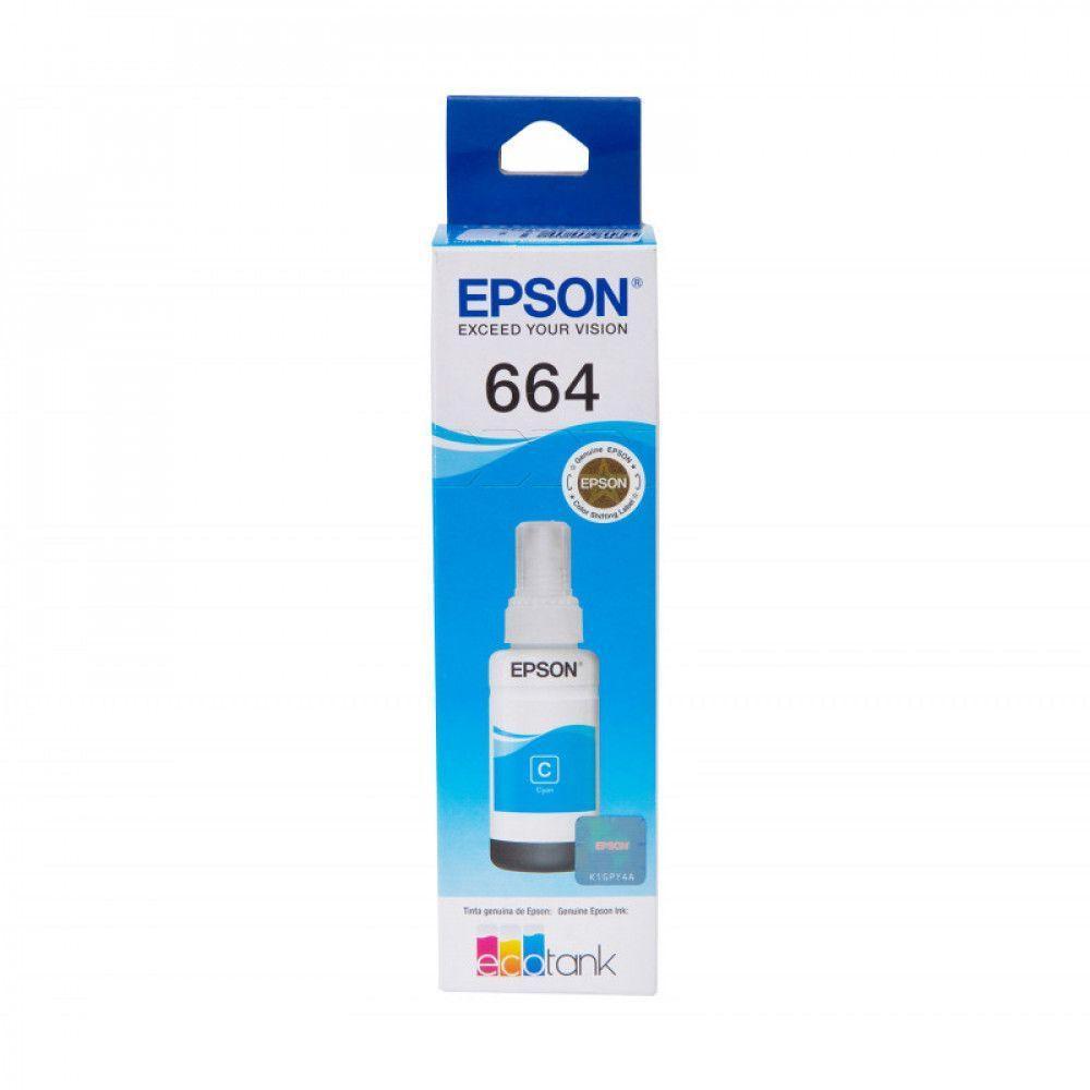 Refil De Tinta Epson T664220 (l200/l365) Ciano - 1