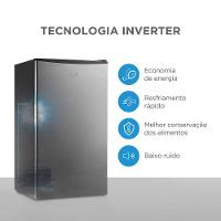 Frigobar 93L Inox Inverter Midea MDRD142FGD503 Bivolt - 6