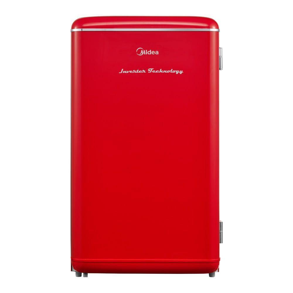Frigobar Retrô Vermelho 93L Inverter Midea MDRD142RTD323 Bivolt - 1