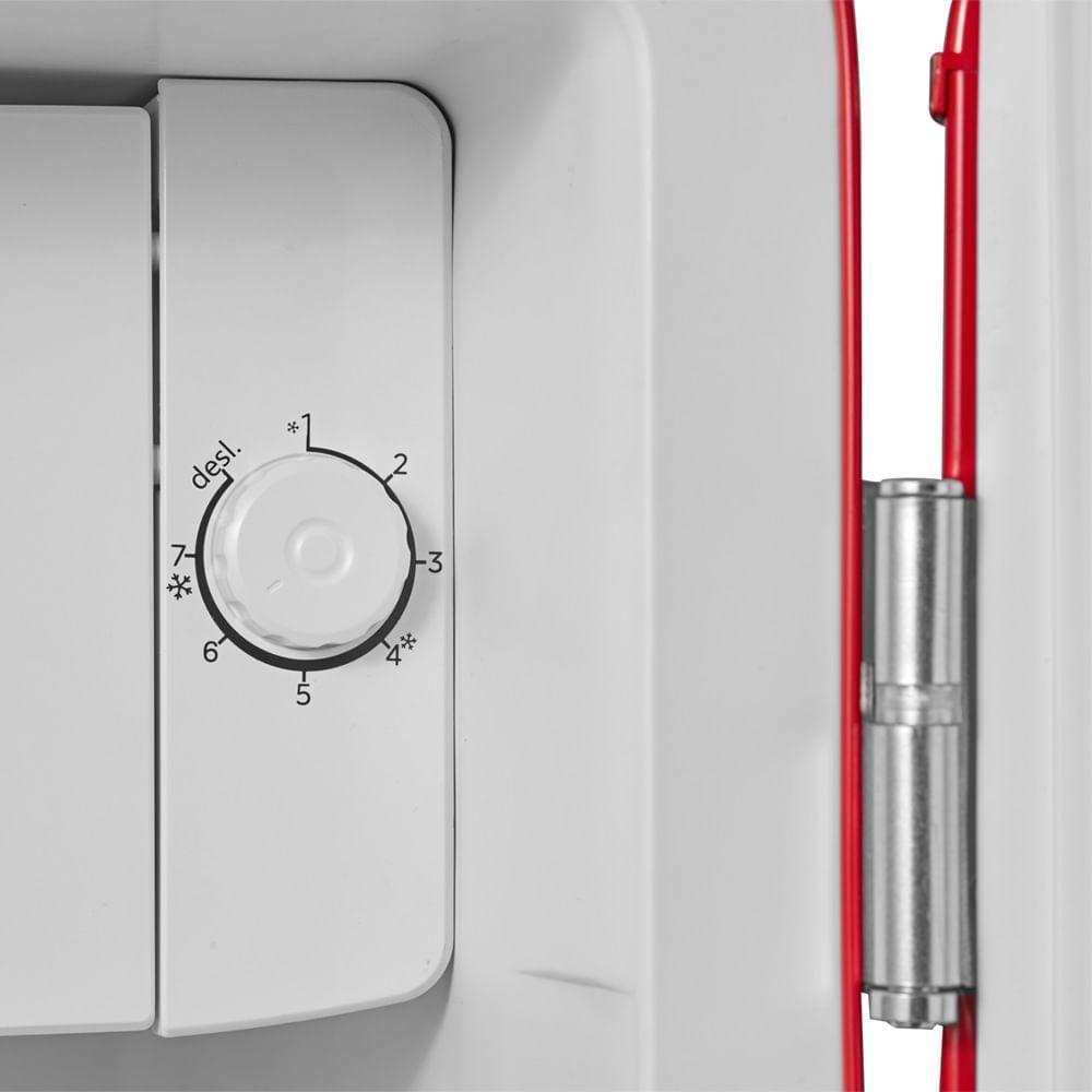 Frigobar Retrô Vermelho 93L Inverter Midea MDRD142RTD323 Bivolt - 4