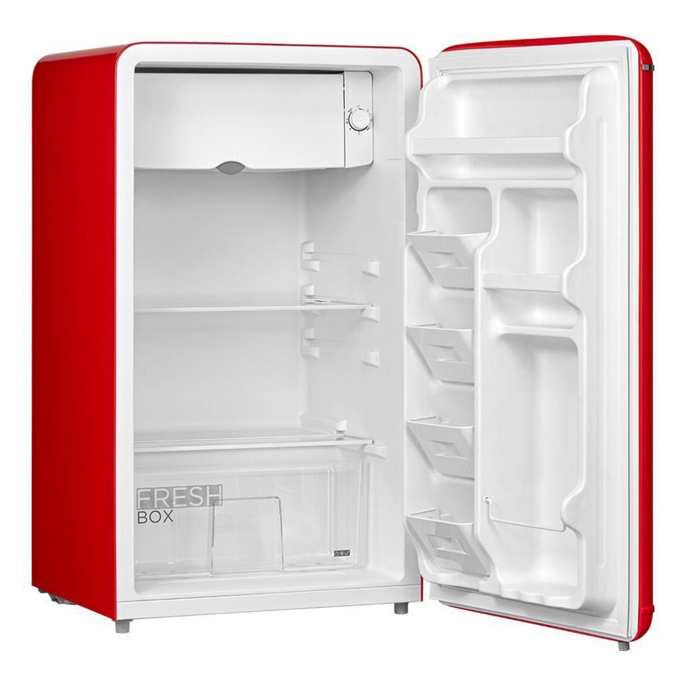 Frigobar Retrô Vermelho 93L Inverter Midea MDRD142RTD323 Bivolt - 5