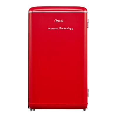 Frigobar Retrô Vermelho 93L Inverter Midea MDRD142RTD323 Bivolt