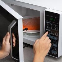 Micro-ondas 27 Litros Branco Porta Preta Smartplate Midea MXSA27P1 110V - 8