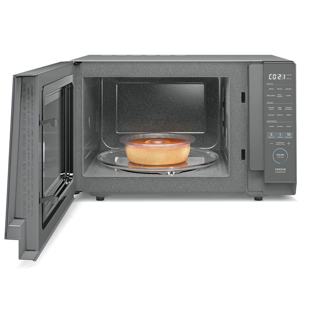Micro-ondas 35L Prata Porta Espelhada Mastercook Midea MHP35S2 220V - 6
