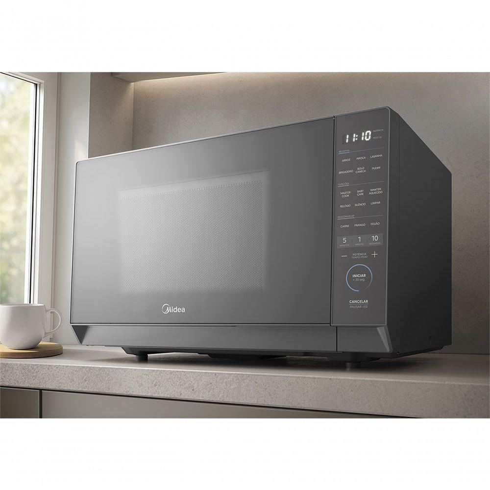 Micro-ondas 35L Prata Porta Espelhada Mastercook Midea MHP35S2 220V - 8