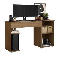 Escrivaninha Mesa Computador Com Suporte Cpu 136cm Daurea A09 - D'rossi Atacama - 4