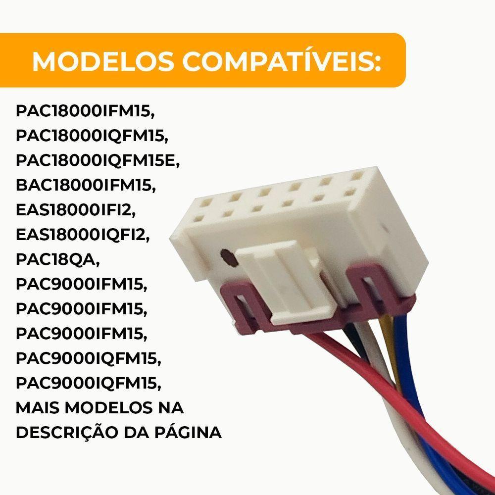 Motor Ventilador Evaporadora 9 A 18.000 Btus Philco Zkfp-20-8-125 - 7