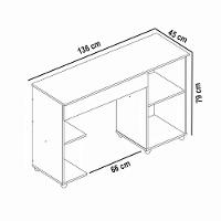 Escrivaninha Mesa Computador Com Suporte Cpu 136cm Daurea Atacama-off White A09 - D'rossi - 3