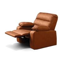 Poltrona Do Papai Reclinável Retrátil Naaman Sintético Pu Nozes K01 - D'rossi - 2