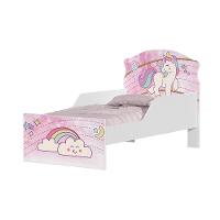Mini Cama Infantil 153,2x79cm Com Proteção Lateral Personagens Unicórnio K02 - D'rossi - 2