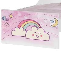 Mini Cama Infantil 153,2x79cm Com Proteção Lateral Personagens Unicórnio K02 - D'rossi - 6