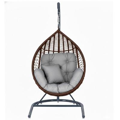 Balanço Gota Suspenso Corda Náutica Para área E Jardim Trama Marrom