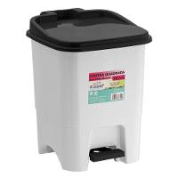 Lixeira 15l C-pedal Branca Plasmont 624 - 1