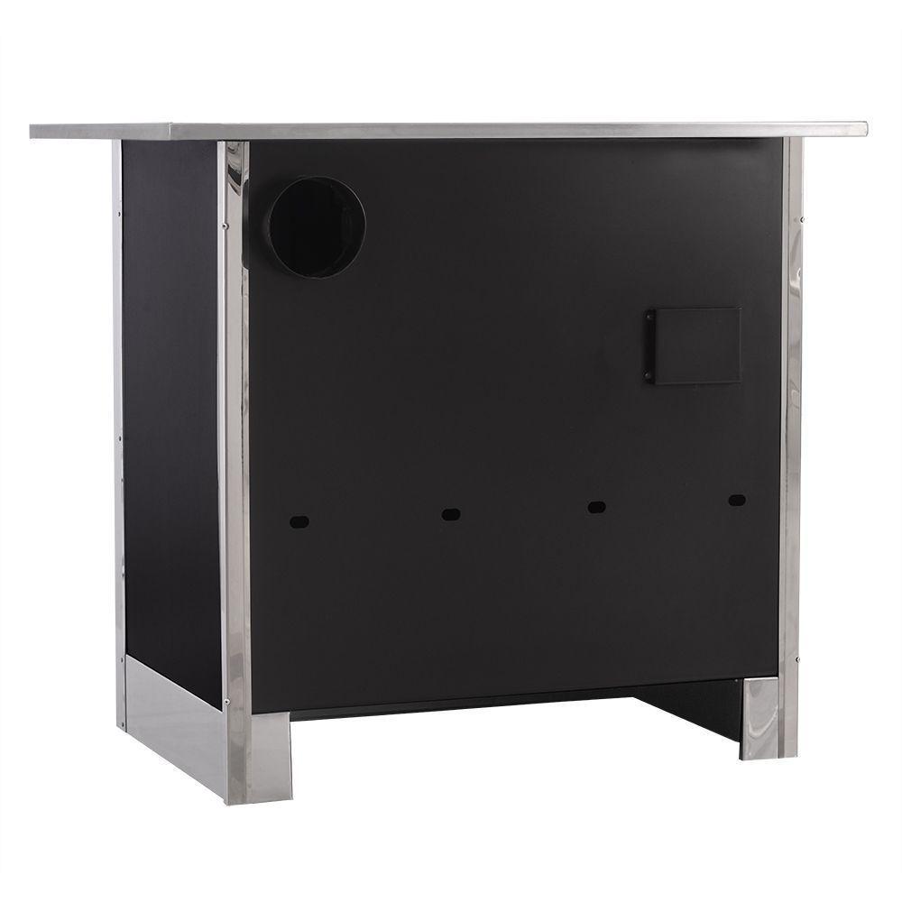 Fogão A Lenha Eclipse Direito Preto Chapa Vitroceramica N2 - 4