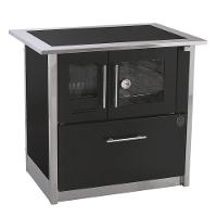 Fogão A Lenha Eclipse Direito Preto Chapa Vitroceramica N2 - 2