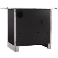 Fogão A Lenha Eclipse Direito Preto Chapa Ferro Fundido N2