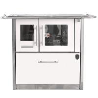 Fogão A Lenha Eclipse Direito Branco Chapa Ferro Fundido N2 - 1